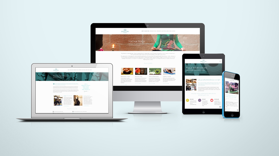 Savitri Yoga Responsive Website Design
